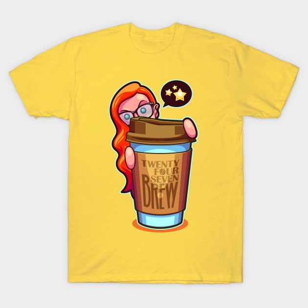 Ultra Jumbo Coffee T-Shirt by ArtisticDyslexia